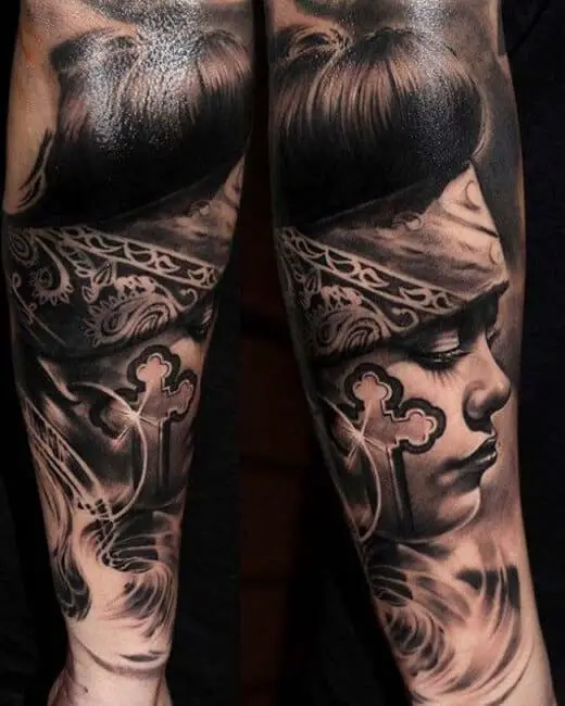 Mexican skull tattoo VI by FraH on DeviantArt