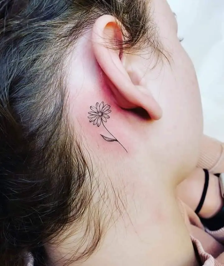 Behind The Ear Tattoo Pain - How Much Does It Hurt? - Tattify