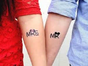 couple matching tattoos